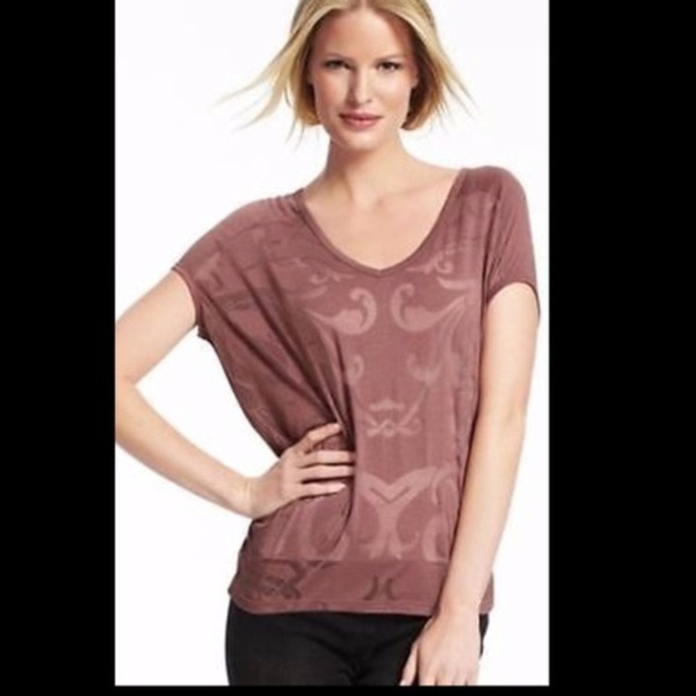 CAbi Dusty Rose Charm Top